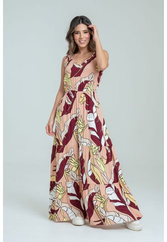 Vestido Tropica Crudo Ragged Pf31511323 Ragged