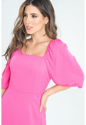 Vestido Boreal Rosa Ragged Pf31511362