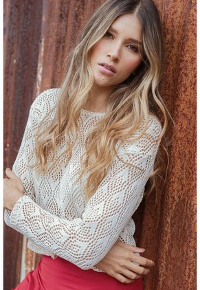 Tejido Milano Blanco Ragged Pf11112888