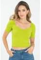 Blusa Ganni Verde Ragged Pf13120721 de Ragged