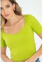 Blusa Ganni Verde Ragged Pf13120721 de Ragged