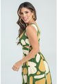 Vestido Largo Summer Verde Ragged Pf32510473 de Ragged