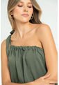 Blusa Asimetrica Verde Ragged Pf11112853 de Ragged