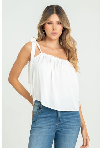 Blusa Asimetrica Blanco Ragged Pf11112853 Ragged