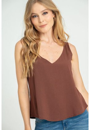 Blusa Mucura Café Ragged Pf17110066