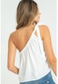 Blusa Asimetrica Blanco Ragged Pf11112853 de Ragged