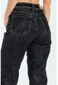 Jeans Mom Velvet Black Negro Ragged Pf21350043 de Ragged