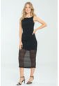 Vestido Vhitow Negro Ragged Pf11511330 de Ragged