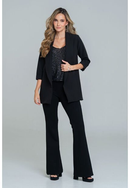 Legging Greck Negro Ragged Pf12370006