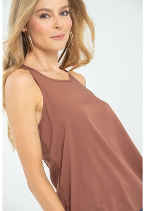 Blusa Monaco Café Ragged Pf17110065