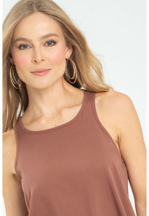 Blusa Monaco Café Ragged Pf17110065