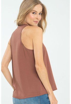 Blusa Monaco Café Ragged Pf17110065