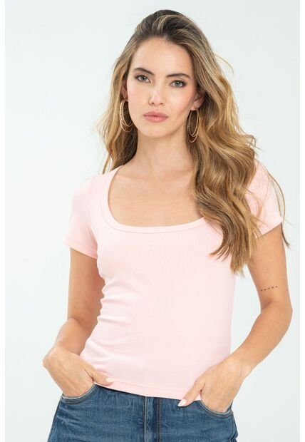 Top Rib Summer Rosa Ragged Pf11121150