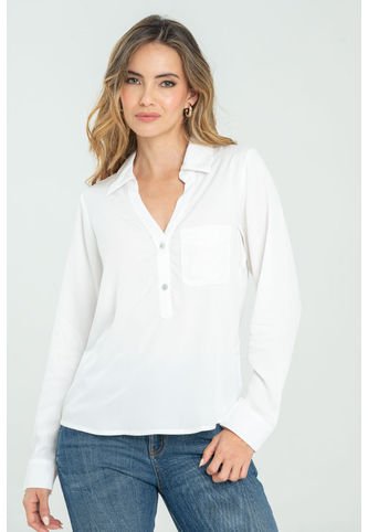 Camisa Mangostino Blanco Ragged Pf11112841 Ragged