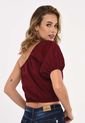 Blusa Asimetrica Etnia Rojo Ragged Pf12110609 de Ragged