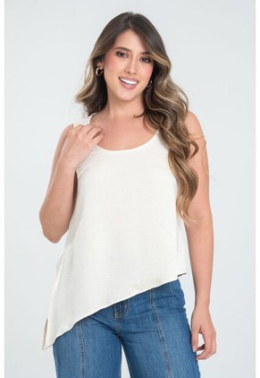 Blusa Melea Beige Ragged Pf31113679