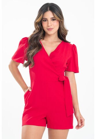 Enterizo Corto Keaton Rojo Ragged Pf31530220 Ragged