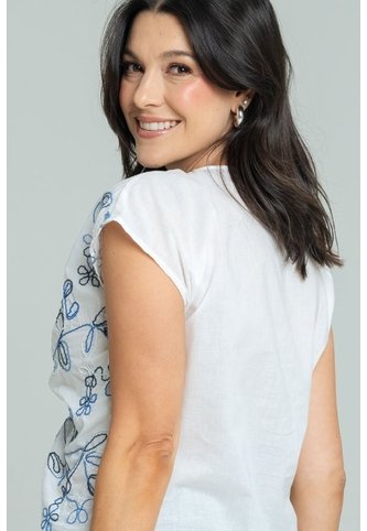 Blusa Malasia Azul Ragged Pf11113179 Ragged