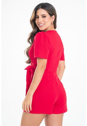 Enterizo Corto Keaton Rojo Ragged Pf31530220
