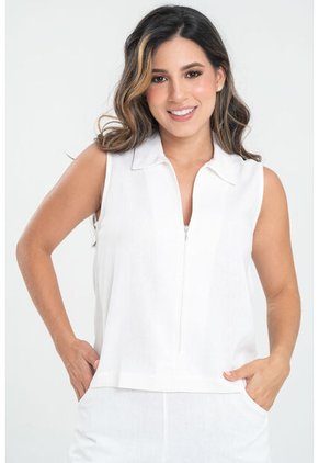 Blusa Struath Blanco Ragged Pf31113690
