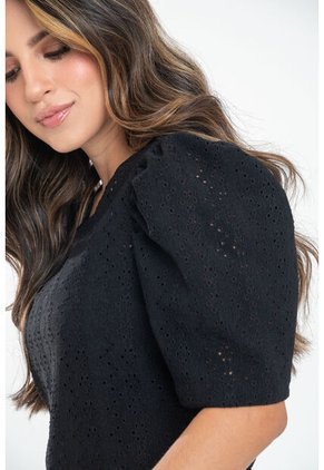 Blusa Rothy Negro Ragged Pf31122368