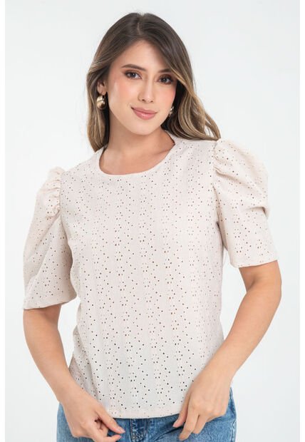Blusa Rothy Beige Ragged Pf31122368
