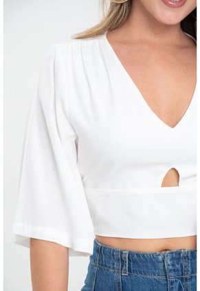 Blusa Rhyla Blanco Ragged Pf31113517
