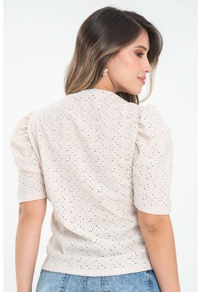 Blusa Rothy Beige Ragged Pf31122368