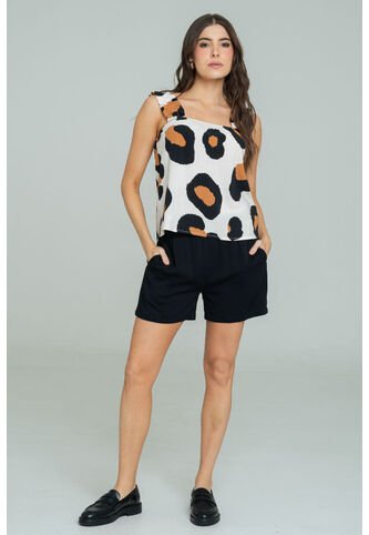 Short Elastico Negro Ragged Pf17340002 Ragged
