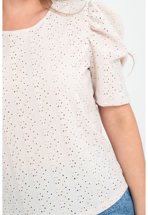 Blusa Rothy Beige Ragged Pf31122368