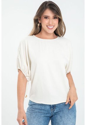 Blusa Lhigne Beige Ragged Pf31113677