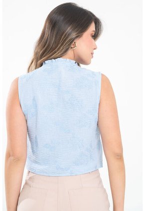 Blusa Marroqui Azul Ragged Pf31113582