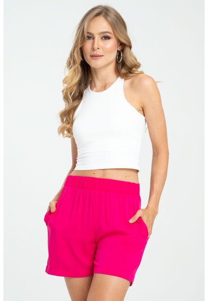 Short Elastico Fucsia Ragged Pf17340002