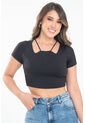 Crop Top Agathe Negro Ragged Pf31122334 de Ragged
