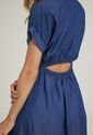 Vestido Velino Azul Ragged Pf51510126 de Ragged