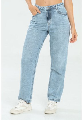 Jeans Mom Lauren Azul Ragged Pf17350001