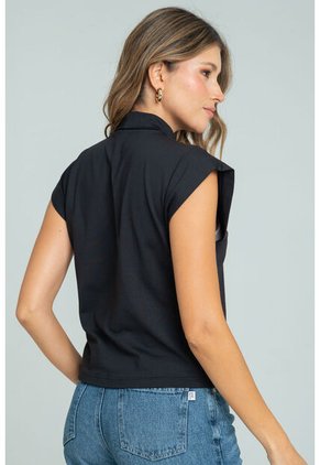 Blusa Ennis Negro Ragged Pf13120629