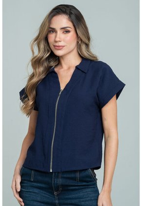 Blusa Narve Azul Ragged Pf11113103