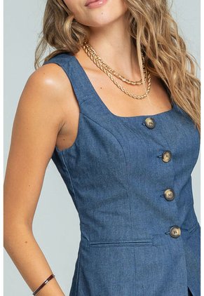 Camisa Bilbao Azul Ragged Pf21110025