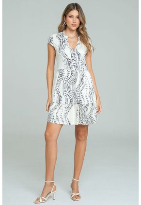 Vestido Nubal Blanco Ragged Pf11511449