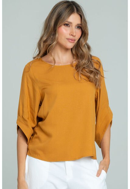 Blusa Fenicia Amarillo Ragged Pf11113121