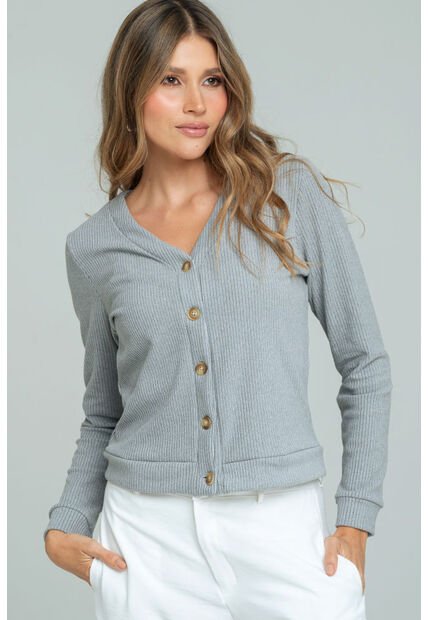 Cardigan Tulum Gris Ragged Pf11160156