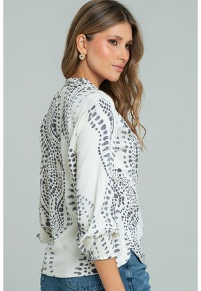 Blusa Melan Blanco Ragged Pf11113116