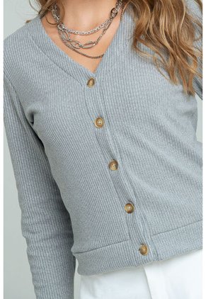 Cardigan Tulum Gris Ragged Pf11160156