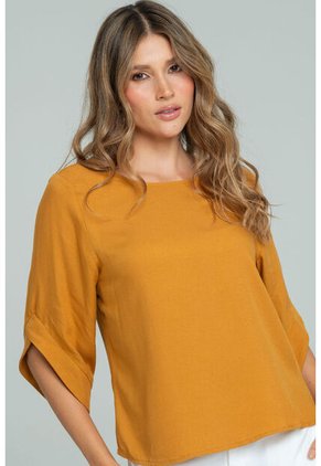 Blusa Fenicia Amarillo Ragged Pf11113121
