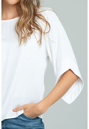 Blusa Fenicia Blanco Ragged Pf11113121