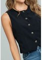 Blusa Dina Negro Ragged Pf11113104 de Ragged