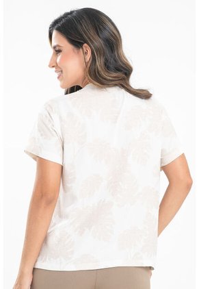 Blusa Fherret Blanco Ragged Pf31113691