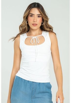 Top Rhossa Blanco Ragged Pf13120813