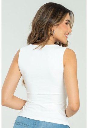 Top Rhossa Blanco Ragged Pf13120813